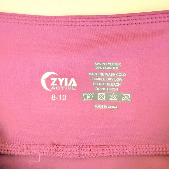Zyia Active Girls Pocket Leggings 8–10 Purple - Picture 7 of 9